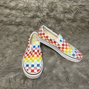 Vans Classic Slip-On ‘Rainbow’ checkerboard